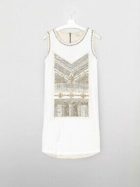 Hoss Intropia Studded Embroidered Tank Dress‎
